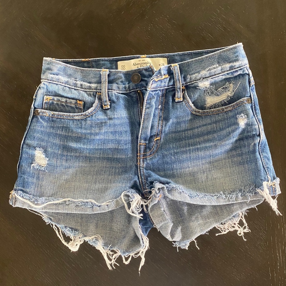 A&F high rise short short